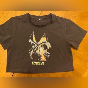 Feminist crop t